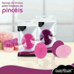 Esponja de silicone para limpeza de pinceis