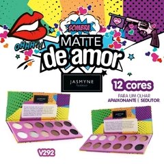 paleta de sombra matte de amor jasmyne