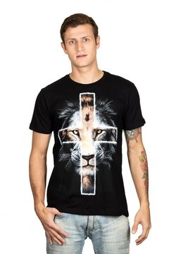 Camiseta Leão da Cruz - Preta