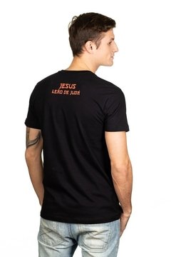 Camiseta Leão da Cruz - Preta - comprar online