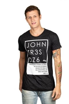 Camiseta Long John 3.16 - Preto