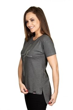 Camiseta Fé - Cinza - comprar online