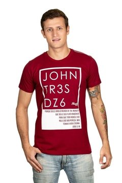 Camiseta Long John 3.16 - Vermelho