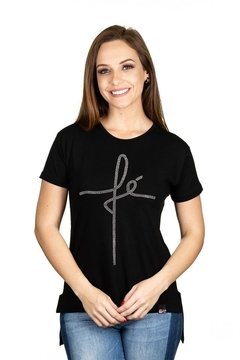 Camiseta Fé - Preto