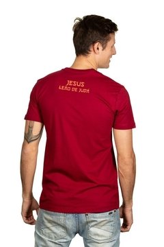 Camiseta Leão da Cruz - Vermelho - comprar online