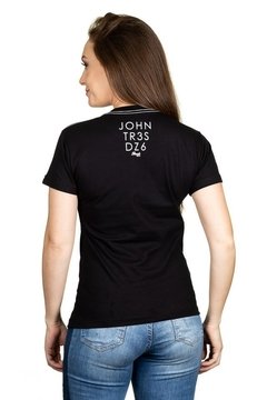 Camiseta Baby Look John 3.16 - Preto - comprar online