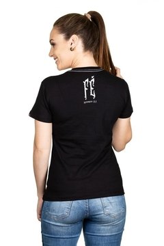 Camiseta Baby Look Fé Hebreus - Preto - comprar online