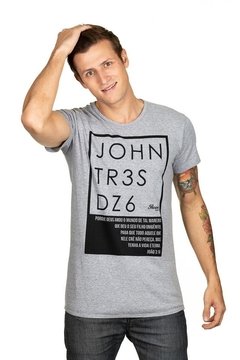 Camiseta Long John 3.16 - Cinza