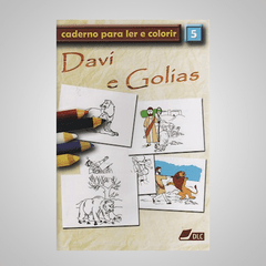 Caderno para Ler e Colorir - Davi e Golías - Vol 5