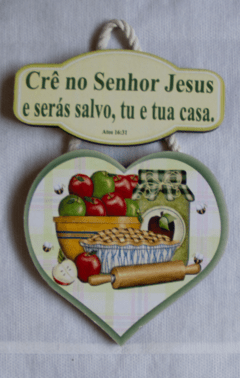 Quadro - Crê no Senhor Jesus e Será Salvo, Tu e a Tua Casa