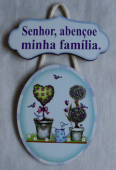 Quadro - Senhor,Abençoe Minha Família