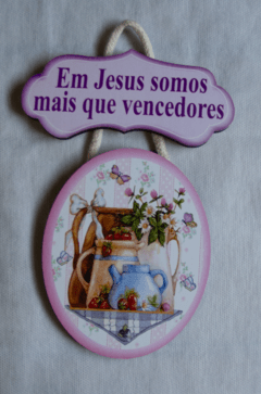 Quadro - Em Jesus Somos Mais que Vencedores