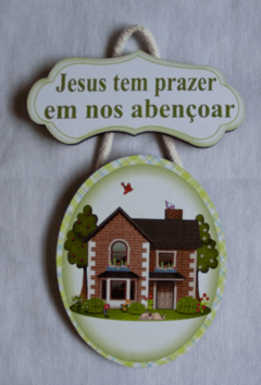 Quadro - Jesus tem Prazer em Nos Abençoar