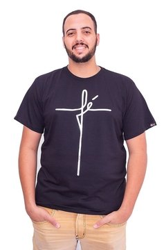 Camiseta Fé - Preto