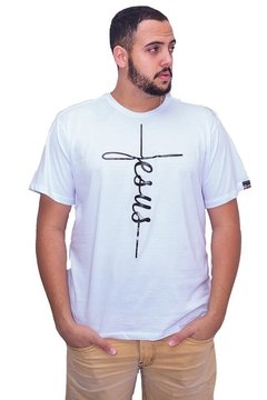 Camiseta Jesus da Cruz - Branco