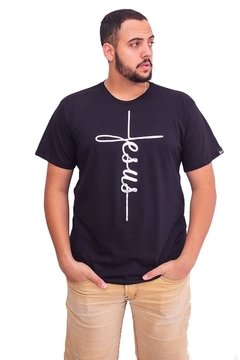 Camiseta Jesus da Cruz - Preto