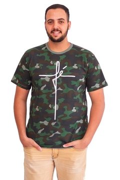 Camiseta Fé - Verde