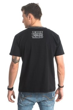 Camiseta Jesus Luz do Mundo - Preto - comprar online