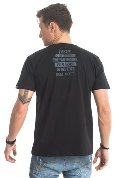 Camiseta Jesus Rei dos Reis - Preto - comprar online