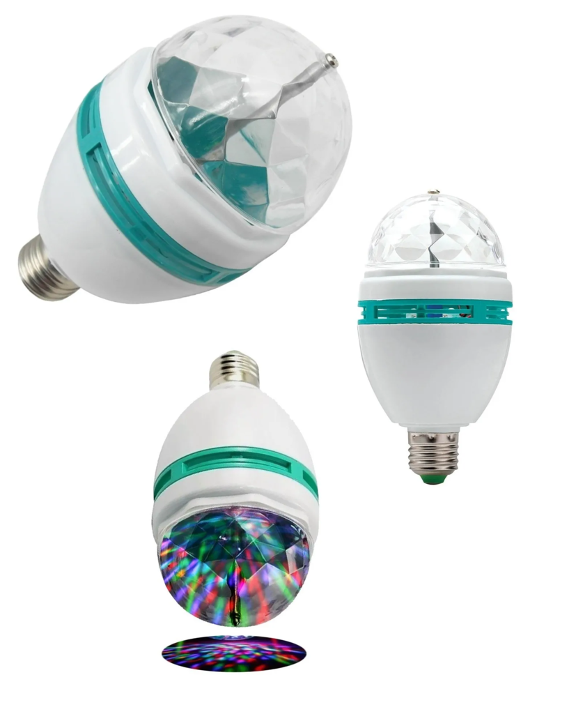 Lampara Led Giratoria 3w rgb fiesta - Electro Cisne