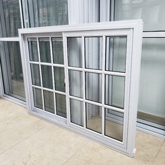 Imagen de Ventana 150 x 110 REFORZADA aluminio blanco con V/ Repartidos