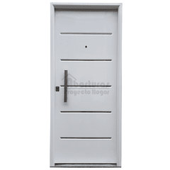 Puerta Surmetal Capri con barral insertos inyect 80 PINTURA FINAL blanco derecha