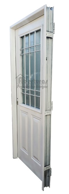 Puerta Barmetal 1/2 reja chapa doble inyectada derecha - comprar online