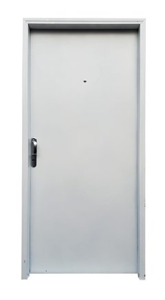 Puerta Barmetal lisa 90 con manijon REFORZADA ch18 derecha