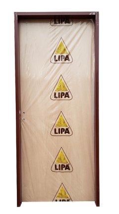 Puerta placa cedro Liplac 80 x 10 (87 x 205 x 12 final) derecha - comprar online