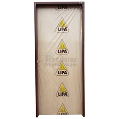 Puerta placa cedro Liplac 80 x 10 (87 x 205 x 12 final) derecha