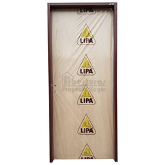 Puerta placa cedro Liplac 80 x 10 (87 x 205 x 12 final) ch 18 derecha