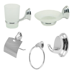 Accesorios Etna 5 piezas cromadas - comprar online