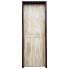 Puerta placa pino Liplac 70 x 10 (74,5 x 205 x 12 final) ch 18 derecha