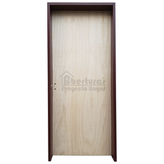 Puerta placa pino Liplac 80 x 15 (87 x 205 x 17 final) ch 18 derecha