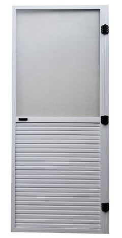 Puerta mosquitero 87 x 202 con 102 revestimiento y travesaño tire derecho