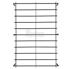 Reja HORIZONTAL para 100 x 150 alto (atornillada en la ventana)