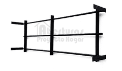 Reja HORIZONTAL para 100 x 40 alto (atornillada en la ventana) - comprar online