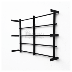 Reja HORIZONTAL para 80 x 60 alto (atornillada en la ventana) - comprar online