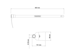 Enxadinha Com Cabo 60Cm - Tramontina | 77806201 - comprar online