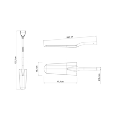 Pá De Jardineira C/ Cabo 71Cm - Tramontina| 77444404 - comprar online