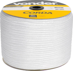 Corda Multifilamento Trançada 8Mm X 258M Branca - Vonder | 8053.826400