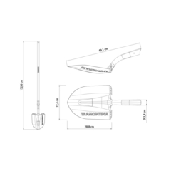 Pá De Bico Metálica C/ Cabo 120Cm - Tramontina | 77459534 - comprar online