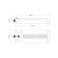 Aspersor Oscilante Em Cartela - Tramontina| 78530400 - Eco Irrigação e Jardim