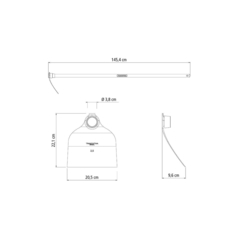 Enxada Metálica 224/25 Cabo De Madeira 145Cm - Tramontina | 77224754 - comprar online