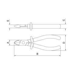 Alicate Corte Diagonal 6 - Tramontina | 44002106 - comprar online