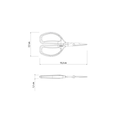 Tesoura Para Frutas Com Lâminas Em Aço Inox | 78311051 na internet