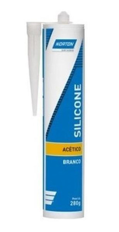 Silicone Acético Branco 280G - Norton