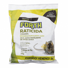 Raticida Isca 8 Saches/25Gr - Forth