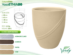 Vaso Etnia 80 Cassis - Verdy Vasos