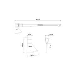 Machado Soldado 3.5 C/Cabo 90 Cm - Tramontina| 77322534 - comprar online